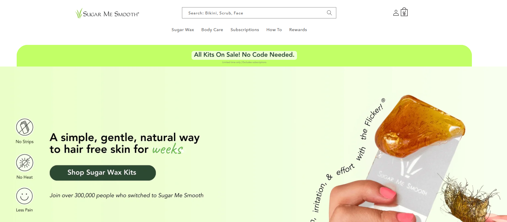 Sugar Me Smooth Sugar Wax